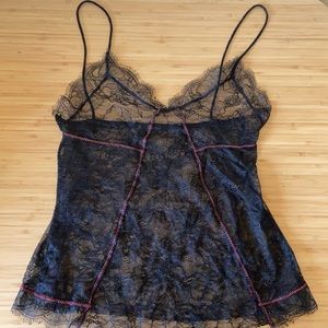 Zara sexy black lace top